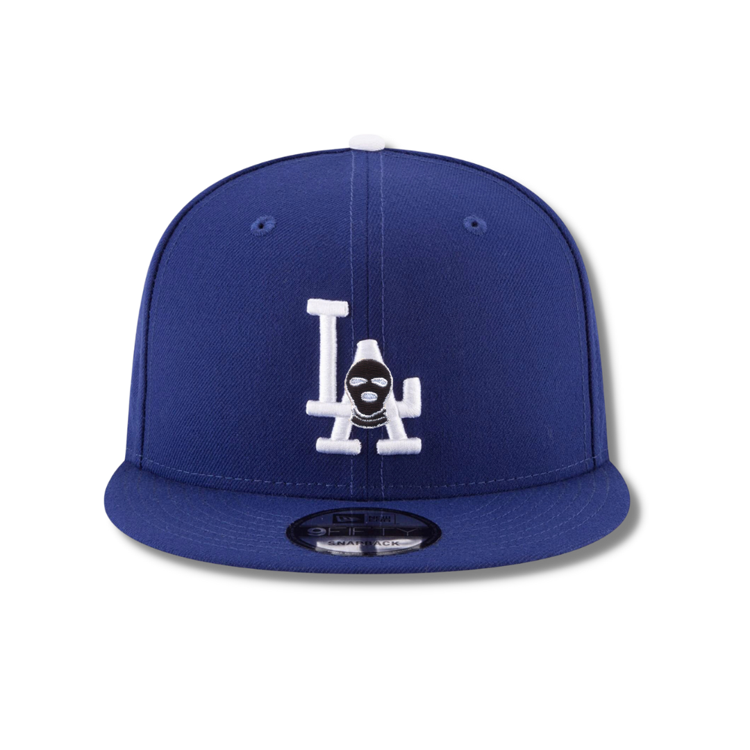 LA Dodgers SKI Mask snapback baseball hat – DUMBFRESHCO