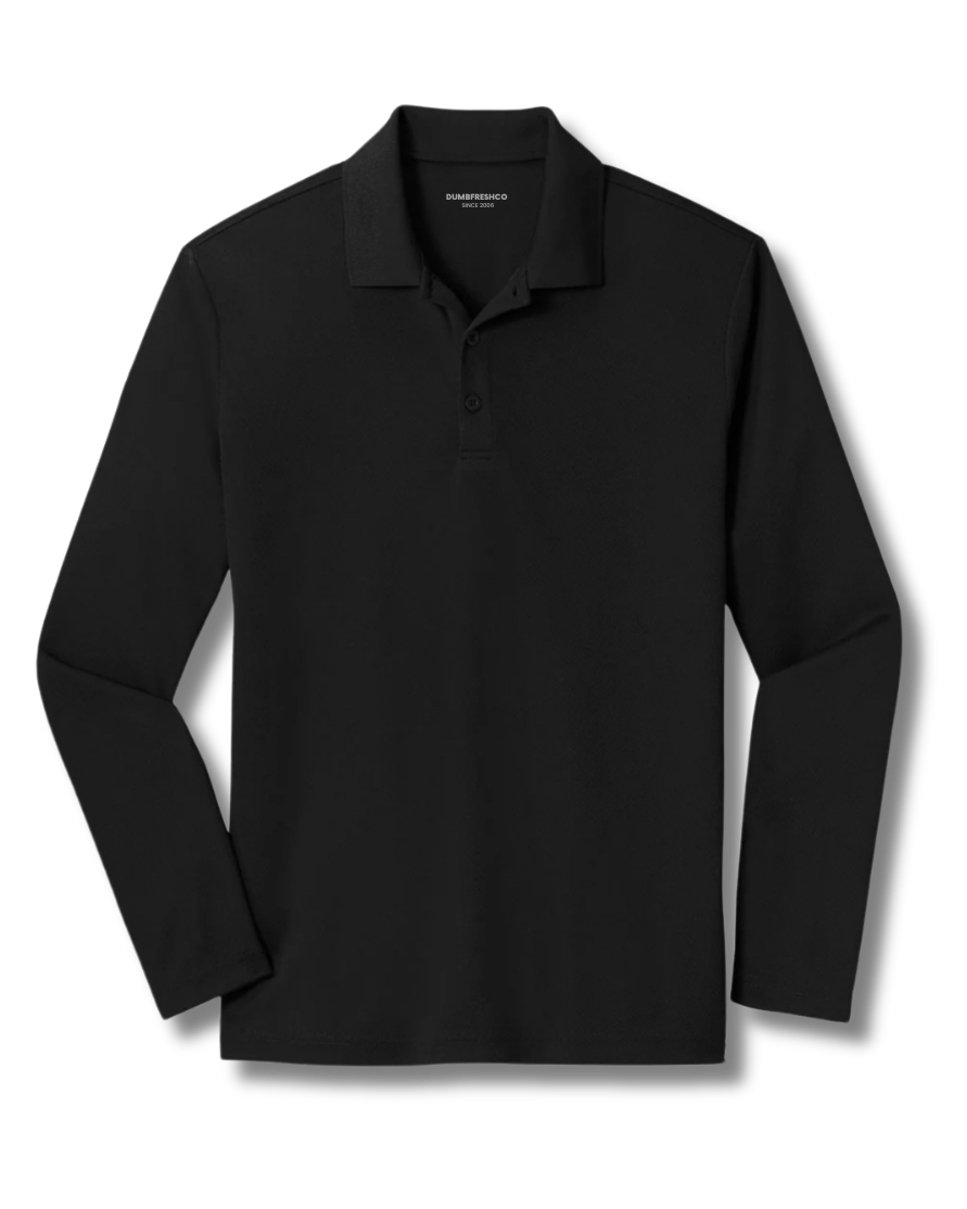 Performance Long Sleeve Polo Shirt