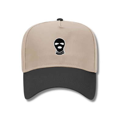 Ski Mask black snapback baseball hat - DUMBFRESHCO