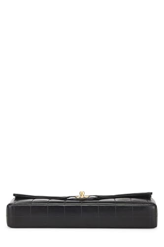 Chanel, Black Lambskin Chocolate Bar East/West Medium