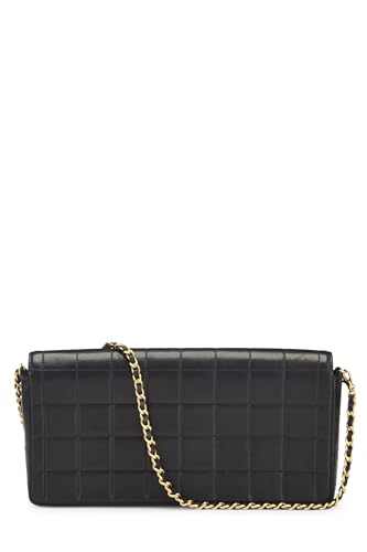 Chanel, Black Lambskin Chocolate Bar East/West Medium