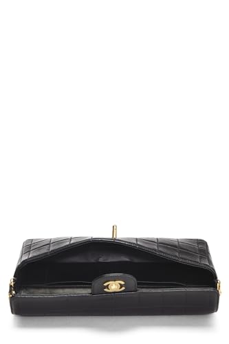 Chanel, Black Lambskin Chocolate Bar East/West Medium