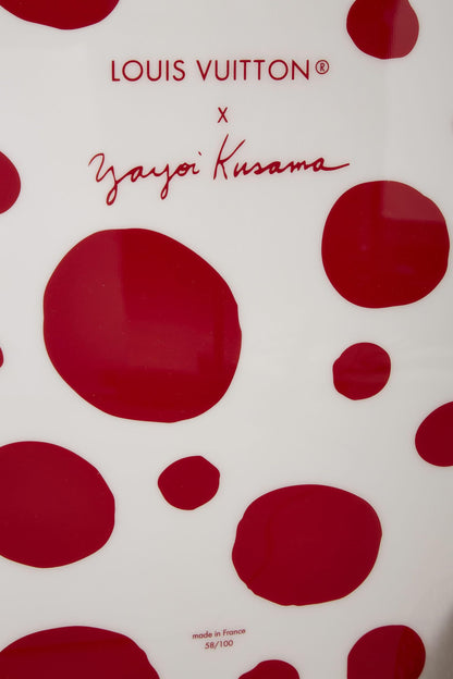 Louis Vuitton, Yayoi Kusama Red & White Infinity Dots Shortboard