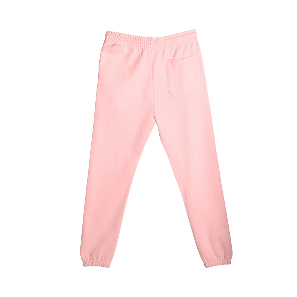 Salmon Pink Sweatpants - DUMBFRESHCO