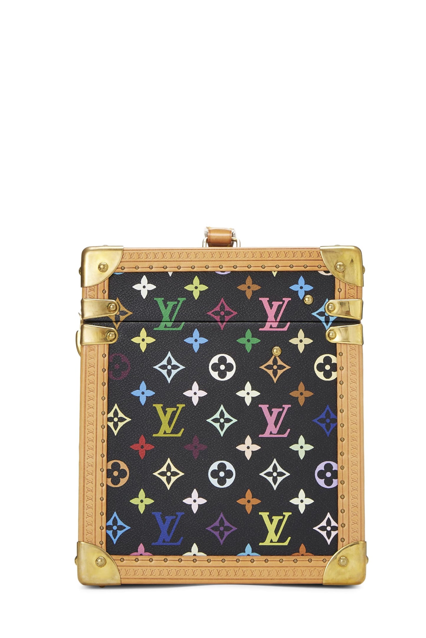 Louis Vuitton, Takashi Murakami Black Monogram Multicolore Canvas Boite Pharmacie