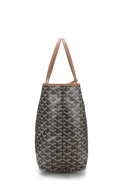 Goyard, Black Goyardine Canvas Saint-Louis PM