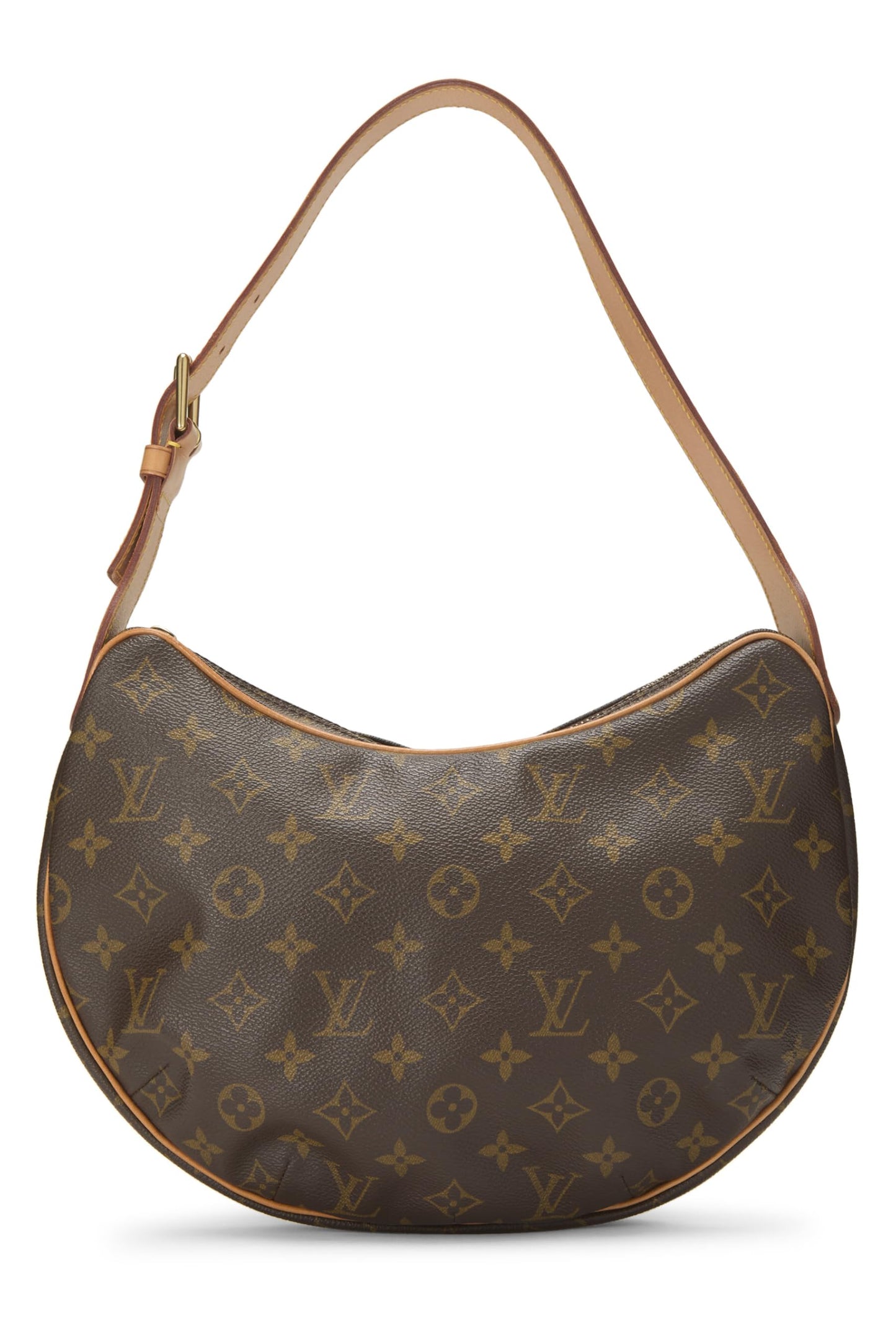 Louis Vuitton, Brown Monogram Canvas Croissant MM