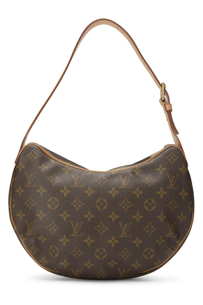 Louis Vuitton, Brown Monogram Canvas Croissant MM