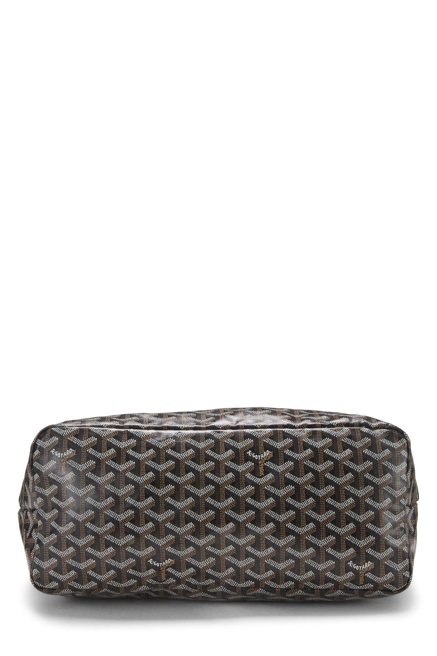 Goyard, Black Goyardine Canvas Saint-Louis PM