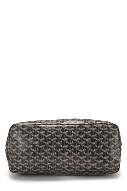 Goyard, Black Goyardine Canvas Saint-Louis PM