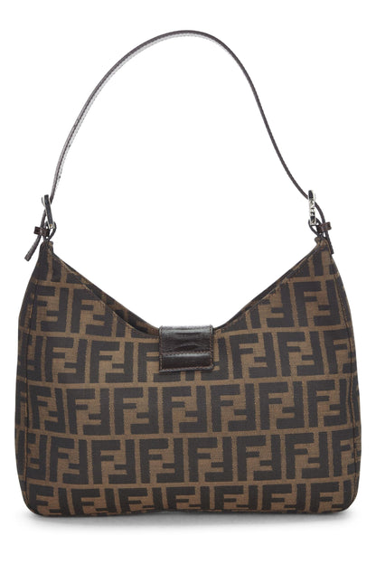 Fendi, Brown Zucca Canvas Shoulder Bag