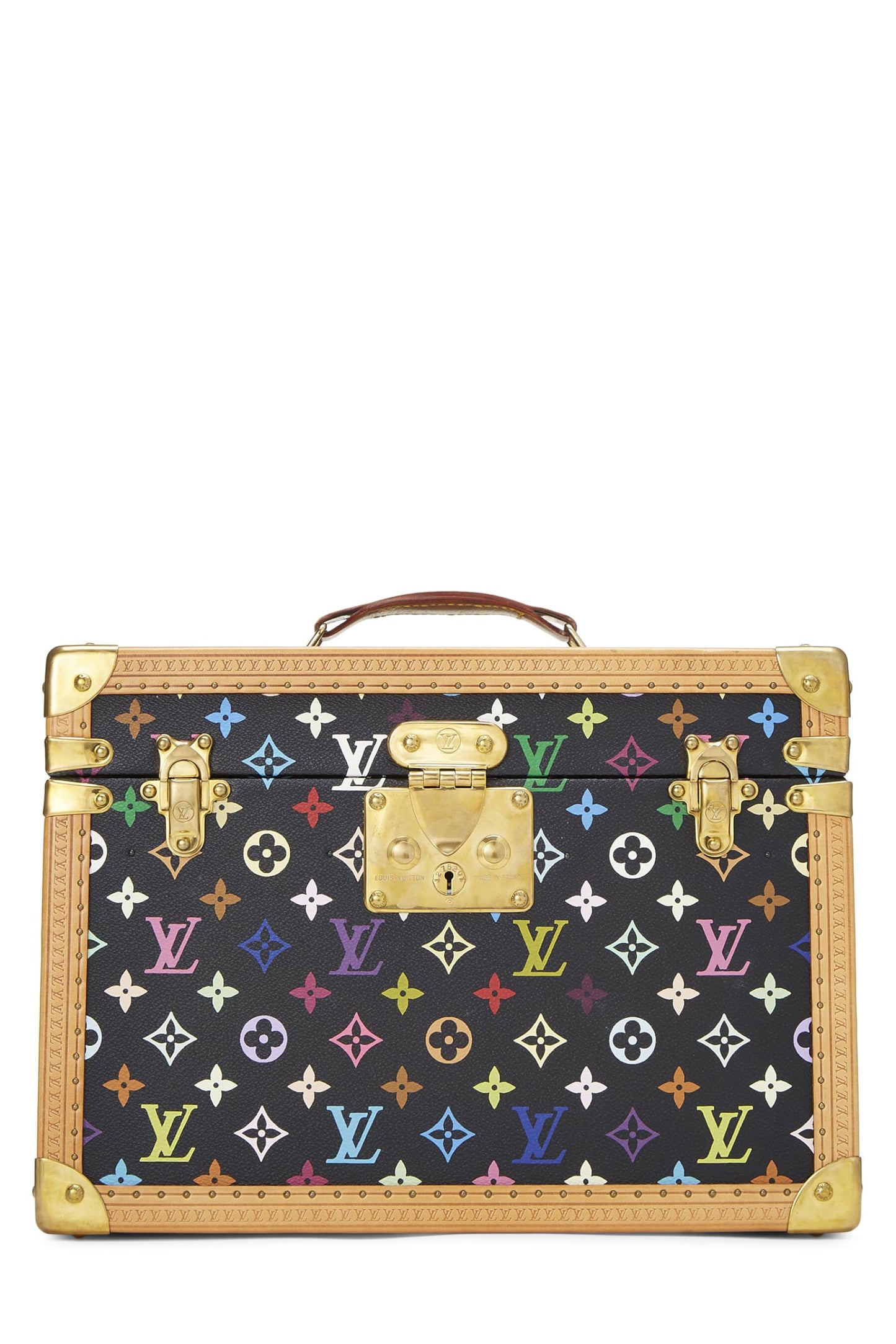 Louis Vuitton, Takashi Murakami Black Monogram Multicolore Canvas Boite Pharmacie