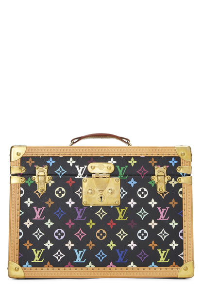 Louis Vuitton, Takashi Murakami Black Monogram Multicolore Canvas Boite Pharmacie