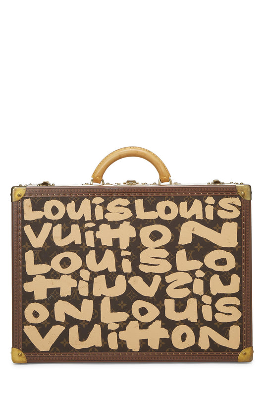 Louis Vuitton, Stephen Sprouse Beige Monogram Graffiti Canvas Trunk