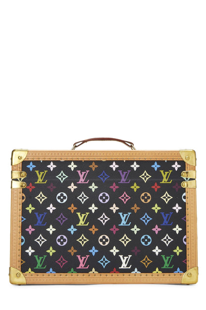 Louis Vuitton, Takashi Murakami Black Monogram Multicolore Canvas Boite Pharmacie