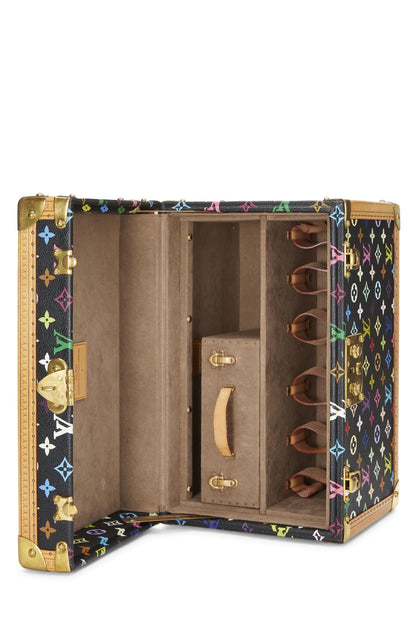 Louis Vuitton, Takashi Murakami Black Monogram Multicolore Canvas Boite Pharmacie