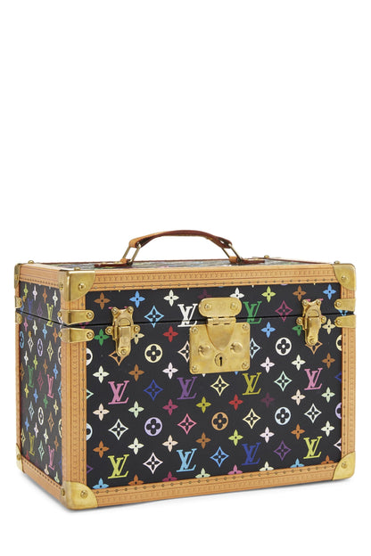 Louis Vuitton, Takashi Murakami Black Monogram Multicolore Canvas Boite Pharmacie