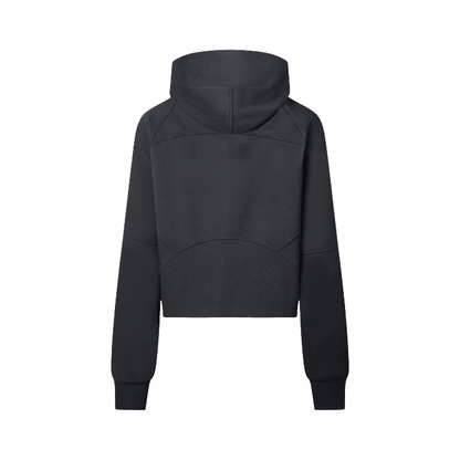 Cropped Half-Zip Hoodie