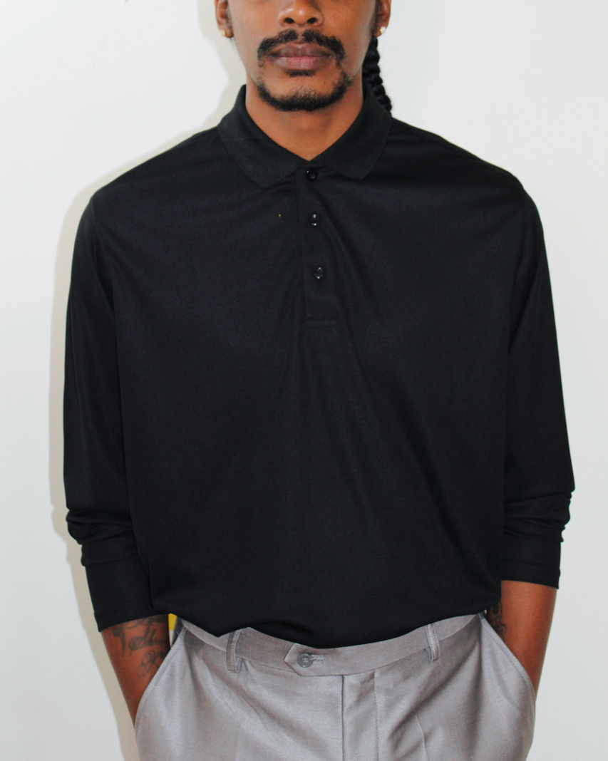 Performance Long Sleeve Polo Shirt