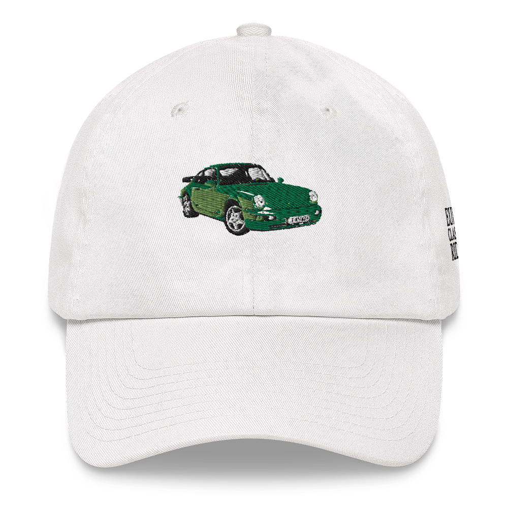 Green Porsche Dad hat - DUMBFRESHCO