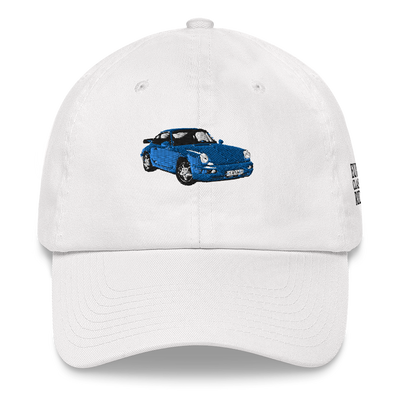 Blue Porsche Dad hat - DUMBFRESHCO