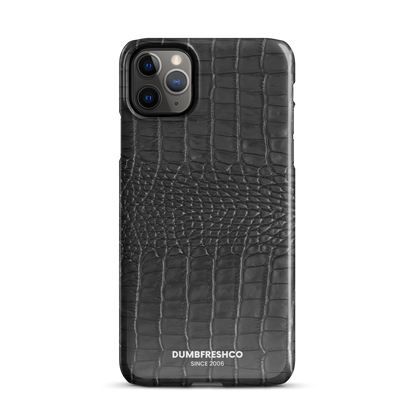 Crocodile Leather iPhone® Snap case