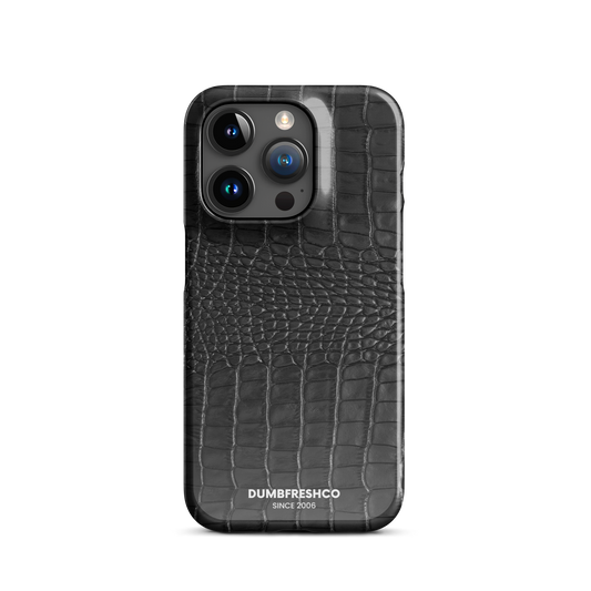 Crocodile Leather iPhone® Snap case