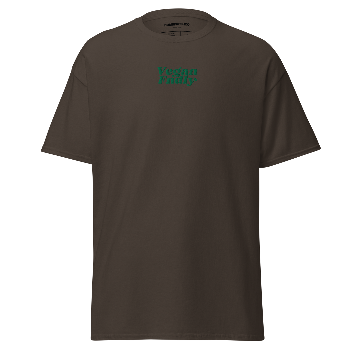 Vegan Fndly Embroidered T-Shirt