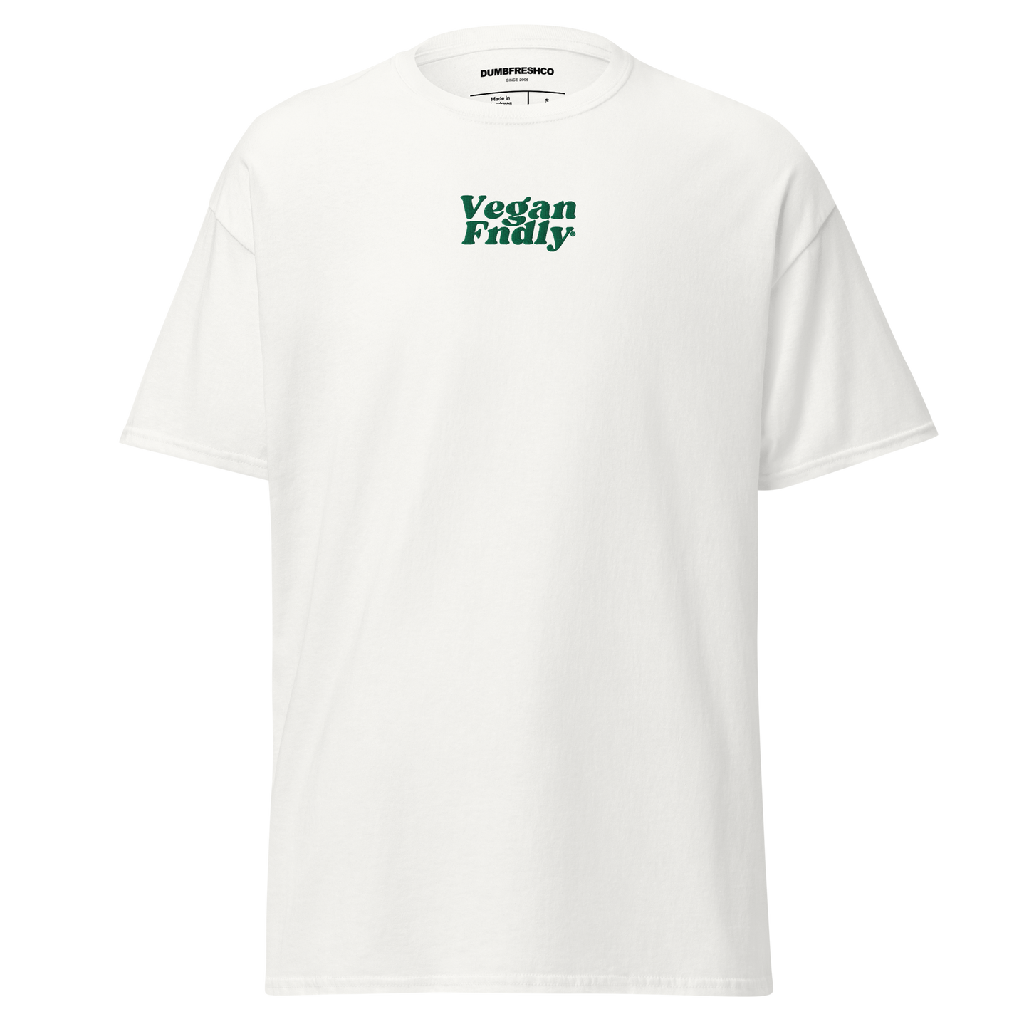 Vegan Fndly Embroidered T-Shirt