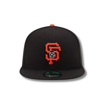 San Francisco Giants SKI Mask fitted baseball hat - DUMBFRESHCO