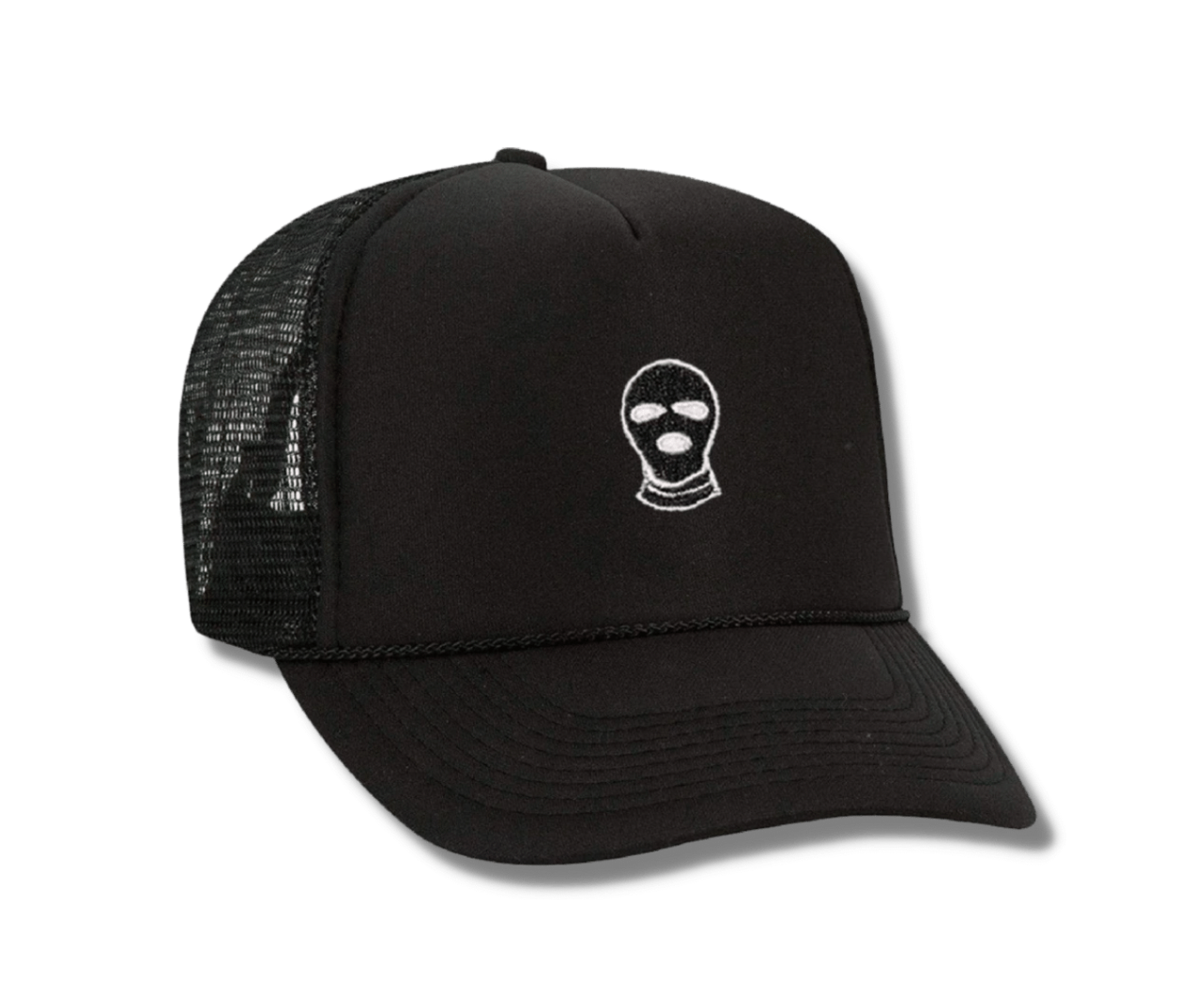 Ski Mask Trucker hat - DUMBFRESHCO